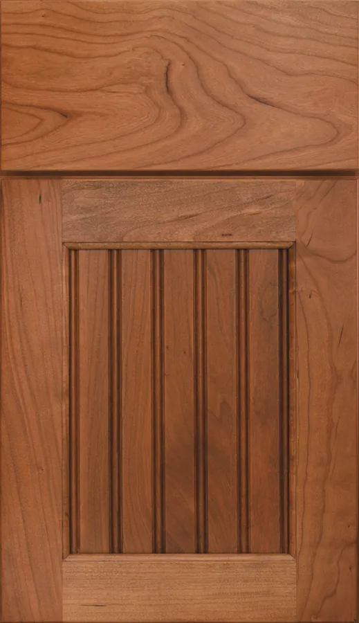 Beaded Century Panel, Light Stain